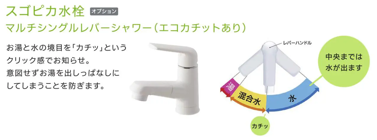 シングルレバー混合水栓