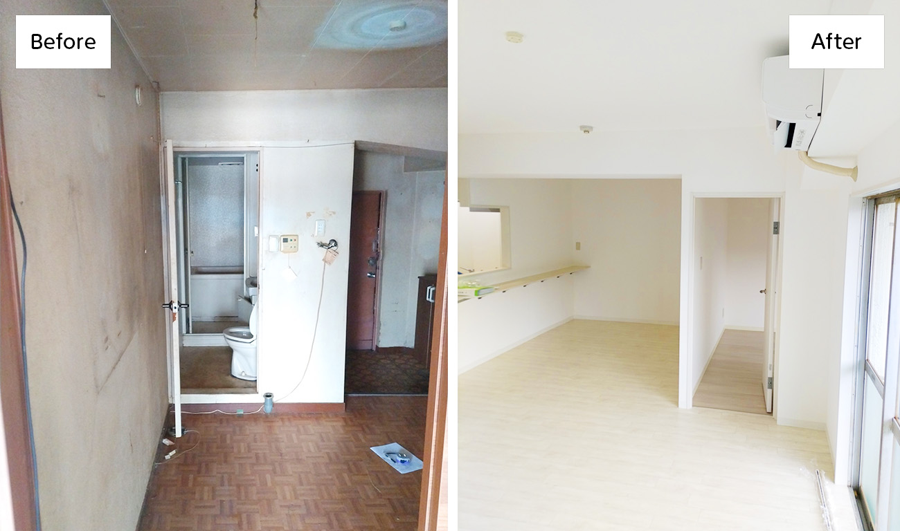 床　壁　天井　張替