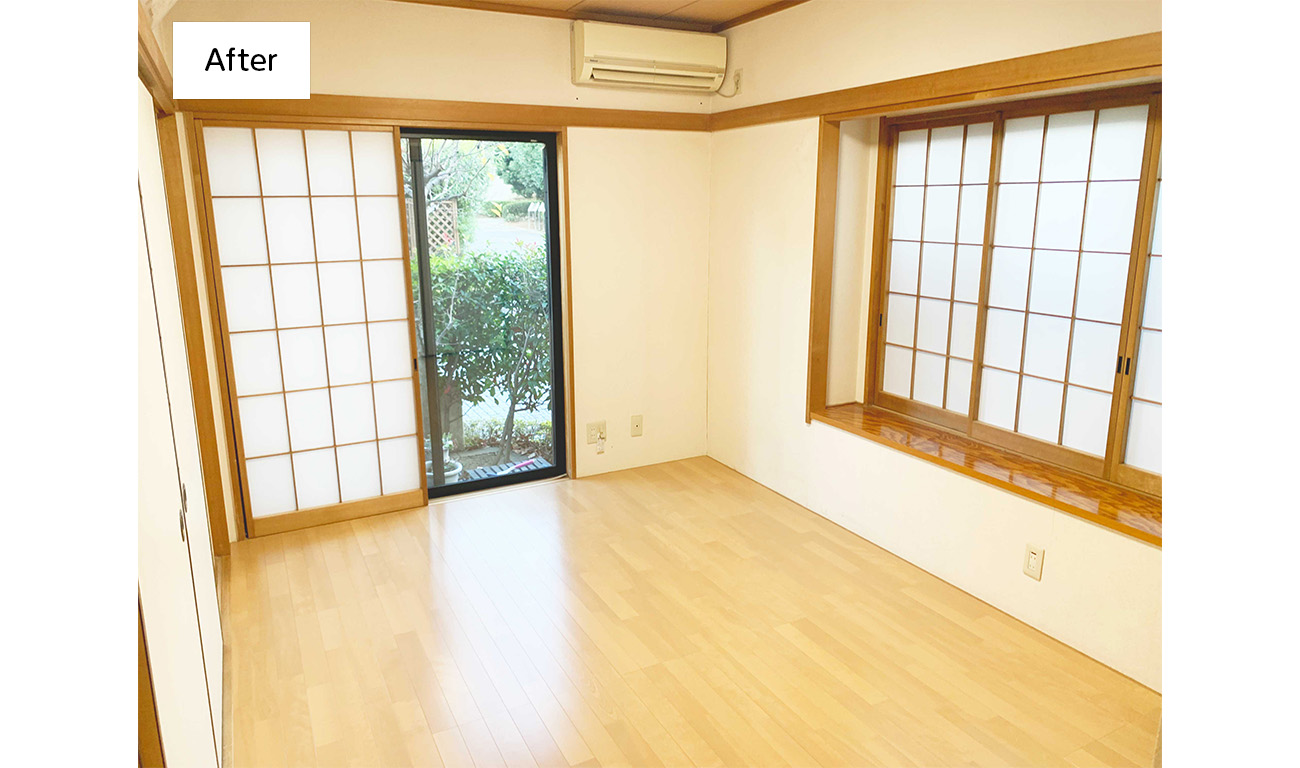 和室→洋室　施工後