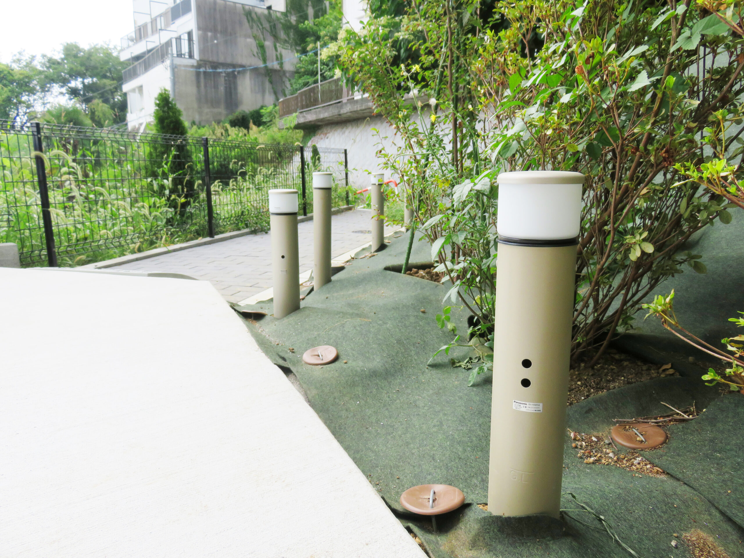 施工後外構照明