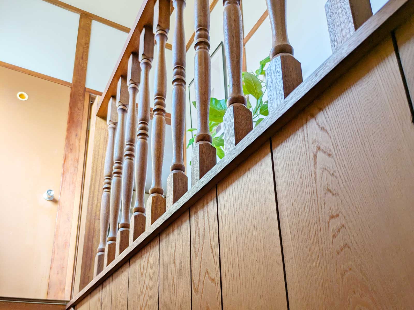 施工前手すり装飾