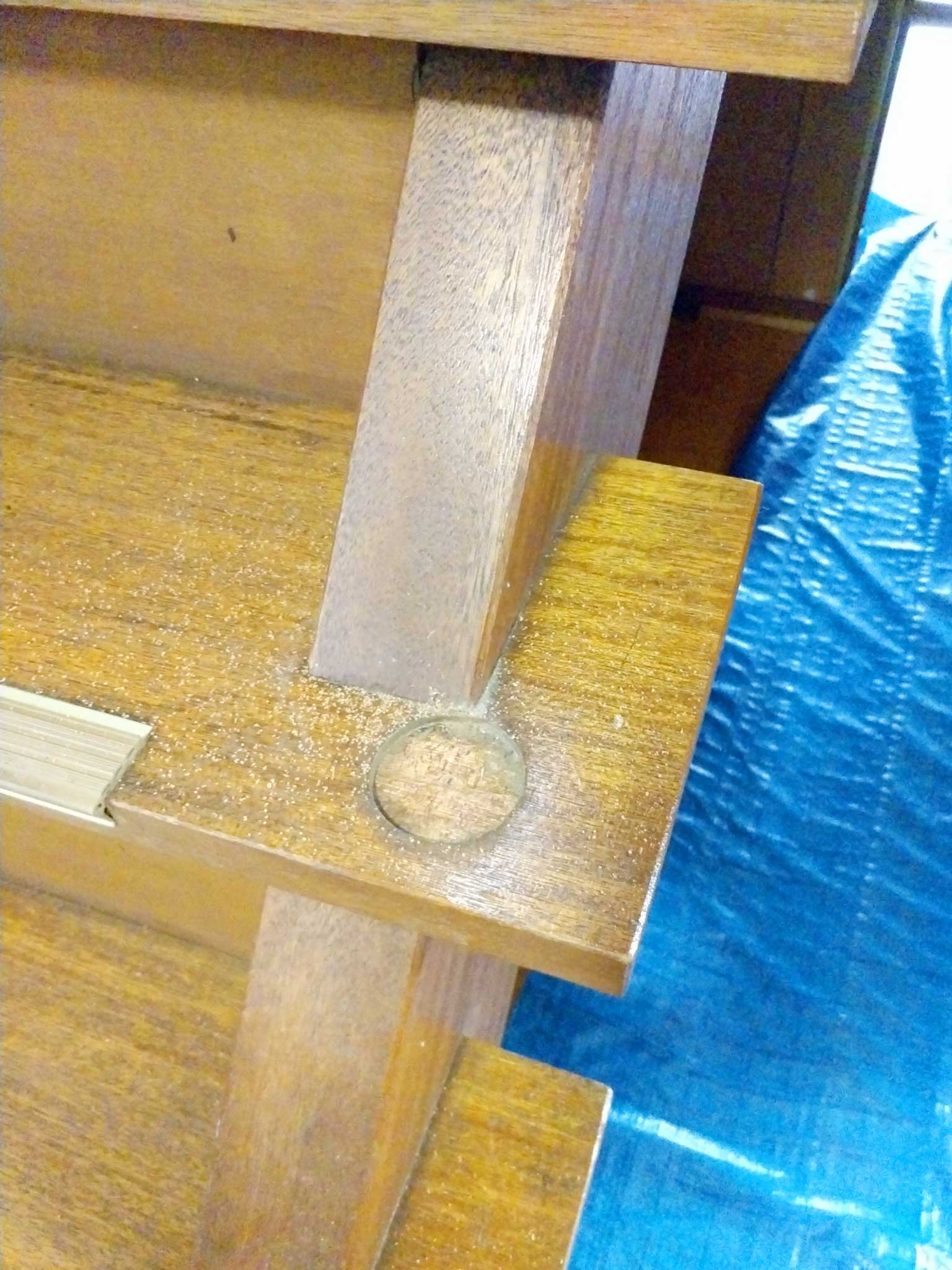 施工前手すり装飾