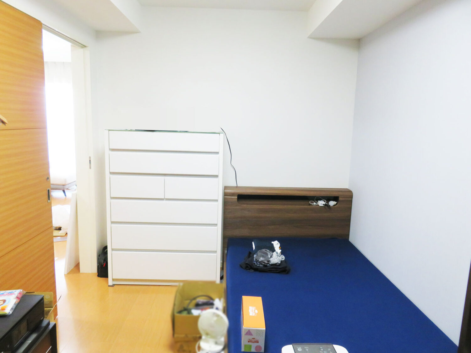 施工後居室　アクセントウォール