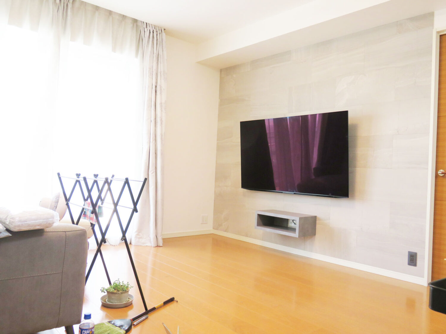 エコカラット　リビング施工後