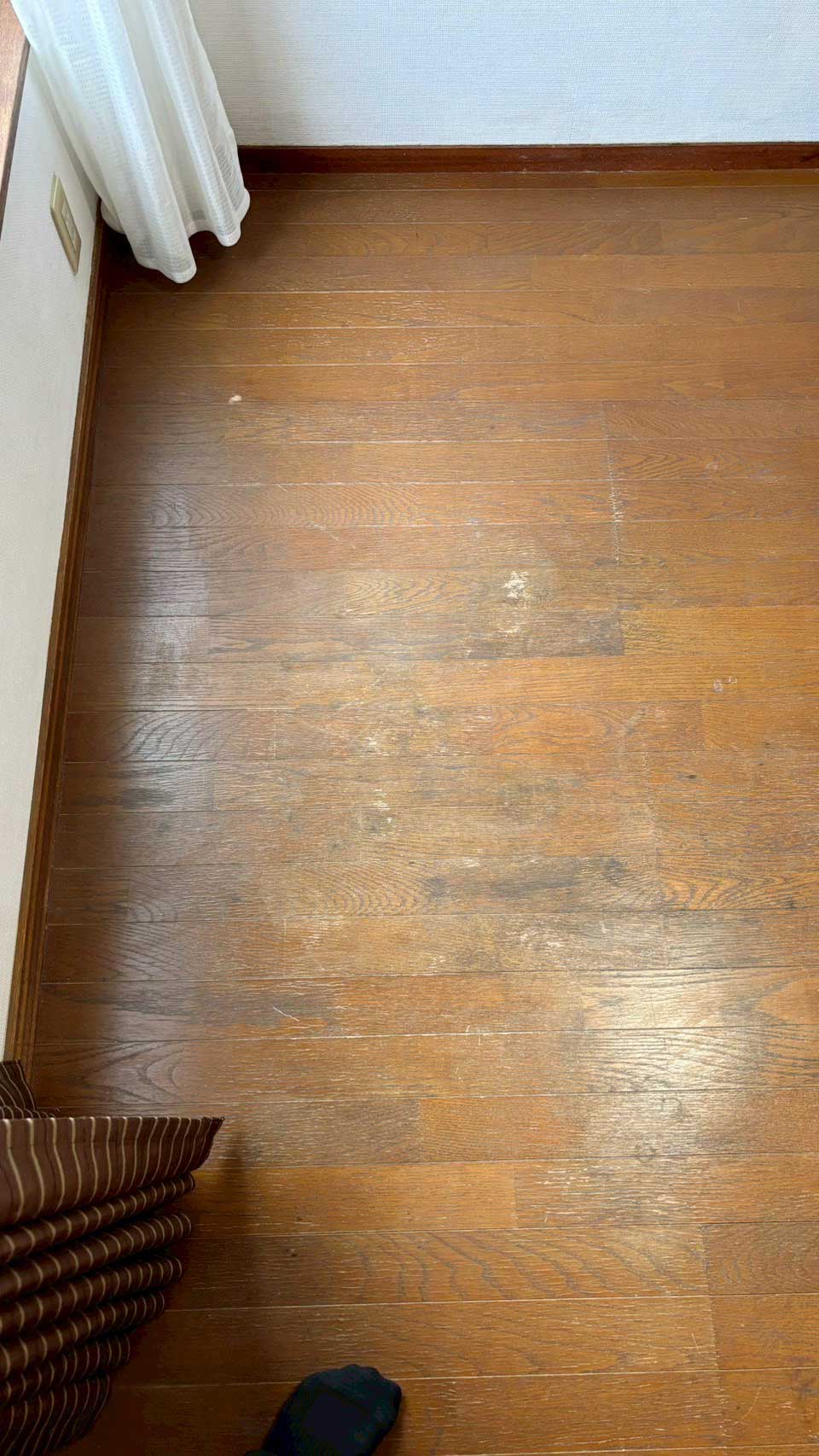 床リペア工事 施工前