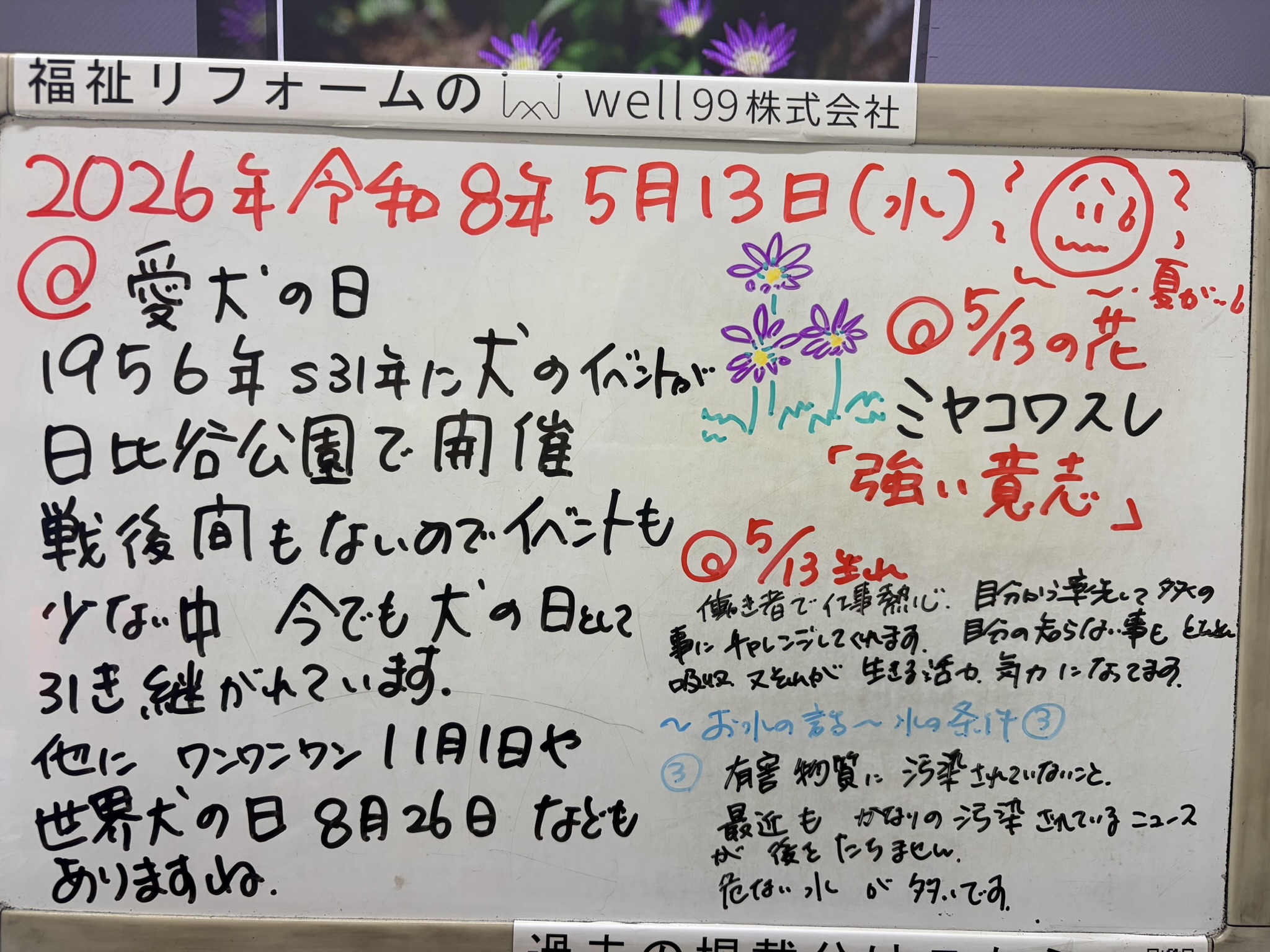 2026.05.13愛犬の日　well99株式会社
