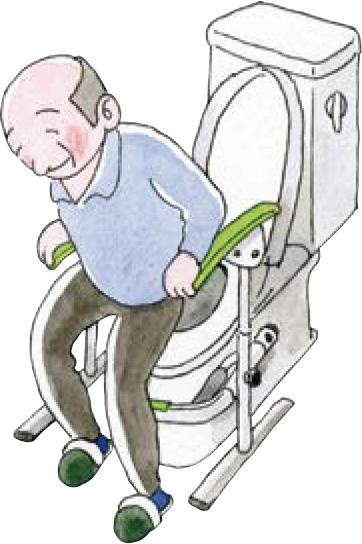 介護保険福祉用具貸与対象のトイレ手すり